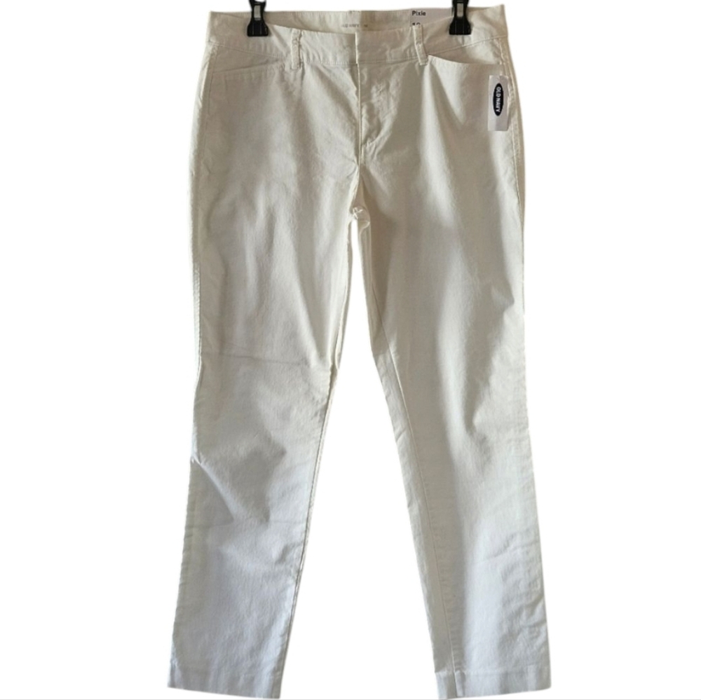 Old Navy Cream Ankle Pants